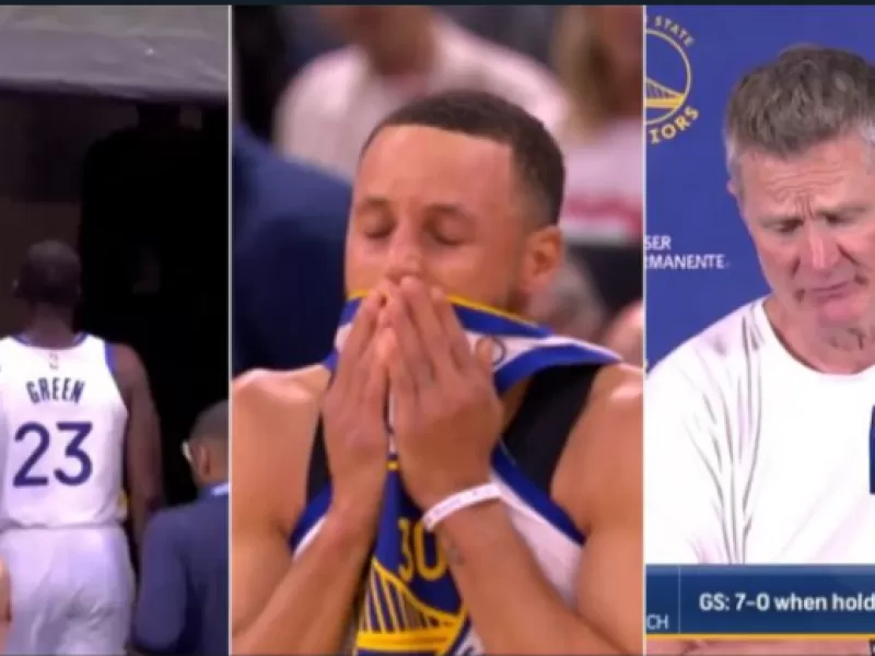 Curry explota y Kerr se harta tras la "enésima" exhibición de Draymond Green en la NBA: expulsado en el primer cuarto