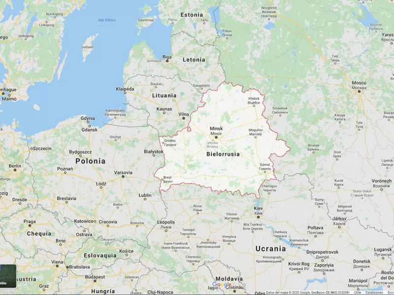 Dónde queda Bielorrusia