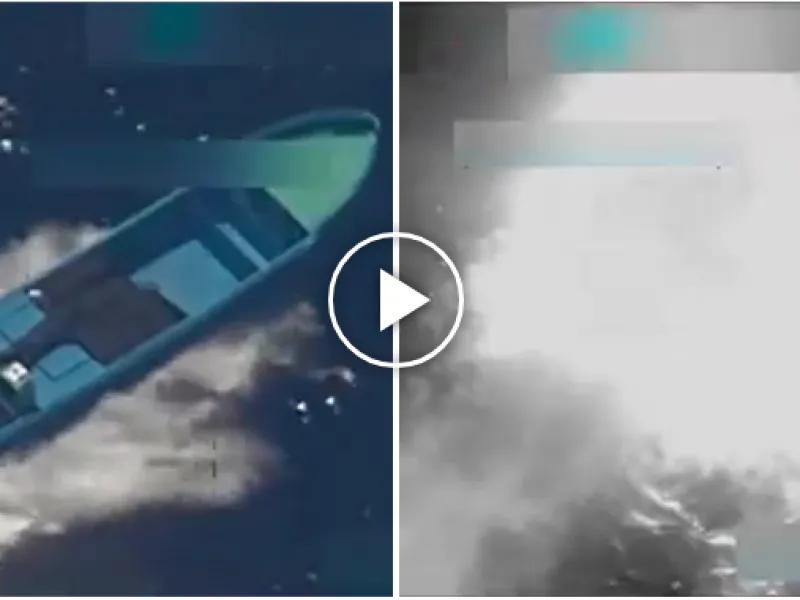 EEUU: Ataque a embarcación sospechosa cerca de Colombia deja dos muertos.