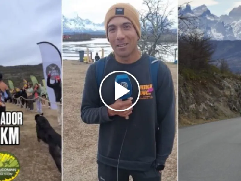 **Maratón Patagónica: César Díaz logra el tricampeonato en 21K, superando una hernia.**