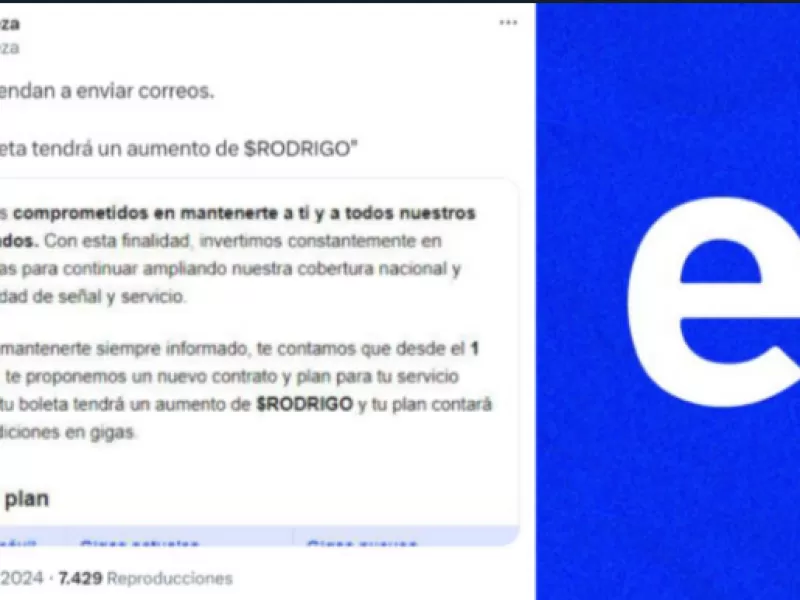 "Su cuenta aumentará en $MARTÍN": Sernac informa a Entel sobre confuso anuncio de alza de plan