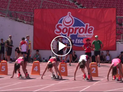 **Competencias atléticas escolares Soprole Mario Correa Letelier e Ilse Berends.**