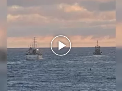 Polémica por un remolcador chileno interceptado por Argentina por navegar cerca de las Malvinas